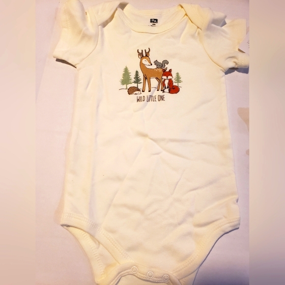 Hudson Baby Bodysuits 4 pack Size 18 Months NWT Forest Animals Theme - Picture 3 of 5